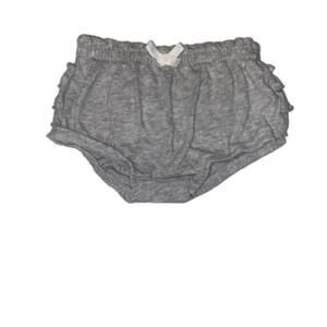 ⭐️3/$20 Cat & Jack Gray Ruffle Bloomer Shorts Diaper Cover 3-6M